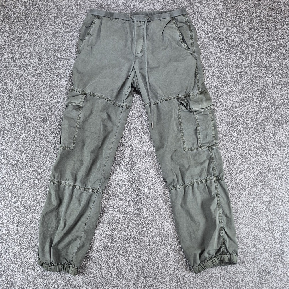 Standard James Perse Stretch Poplin Cargo Pants Women's Size 0 Green